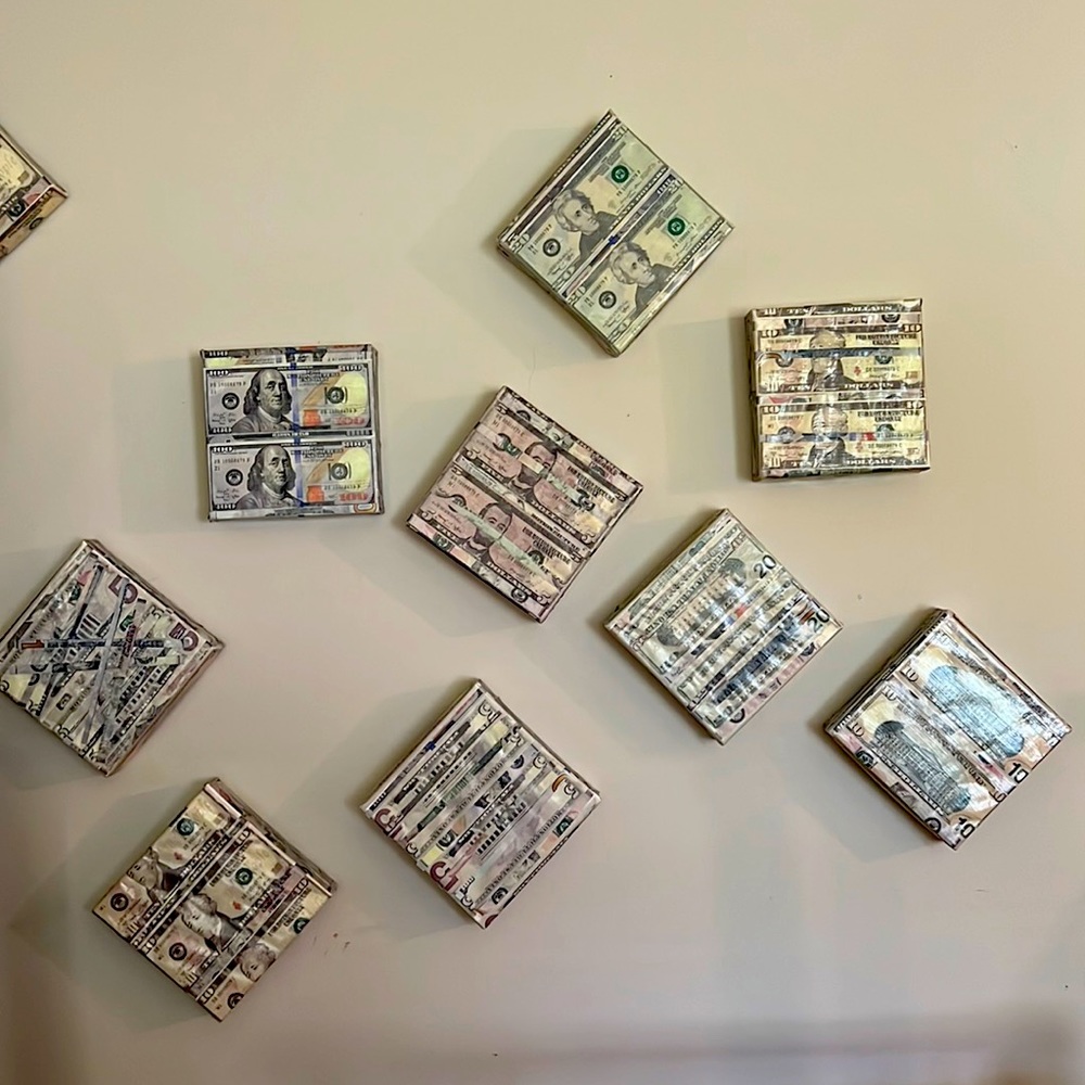 Prop Money 4x4 Pop Art Wall Decor